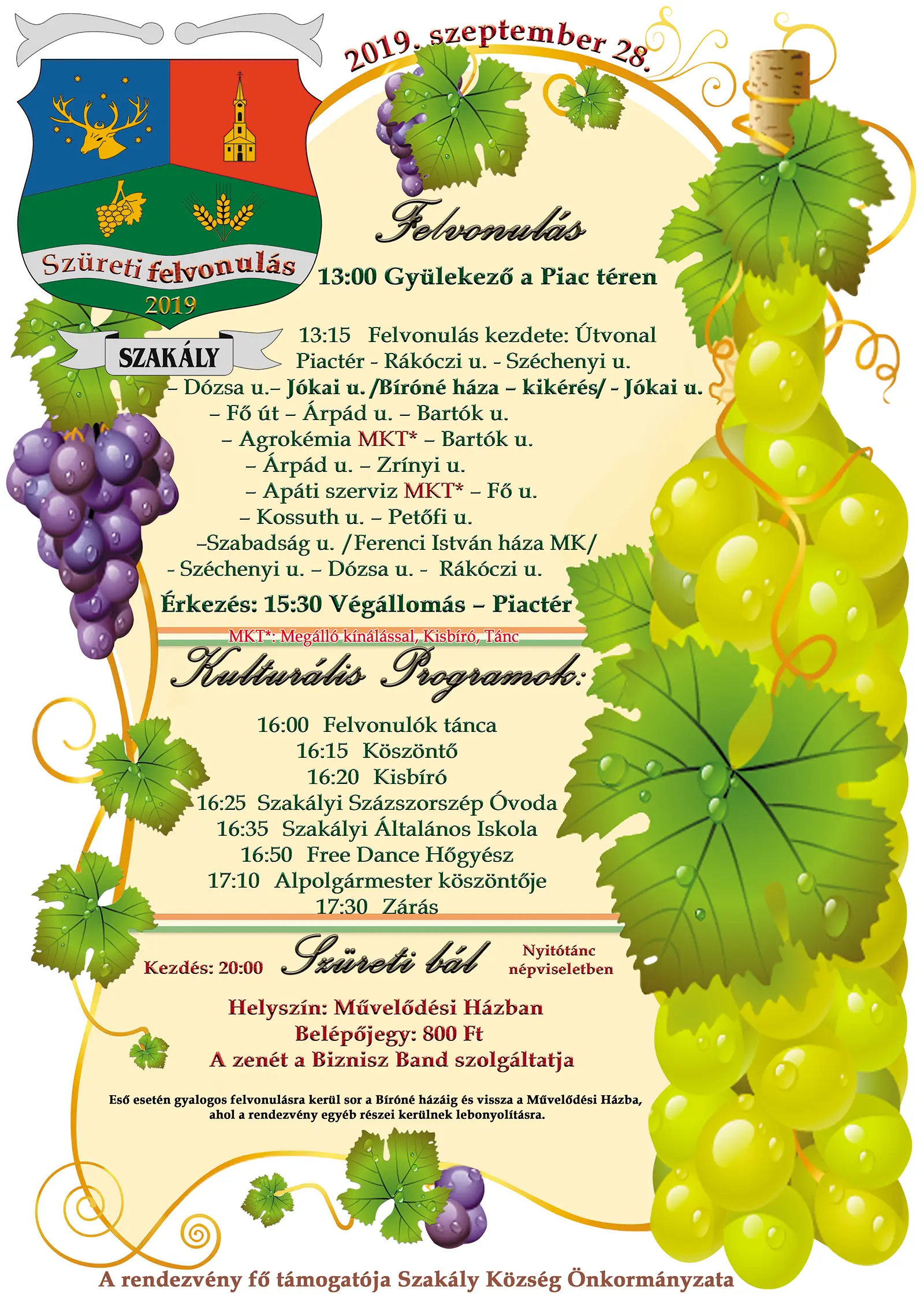 Szakályi Szüreti Felvonulás – 2019